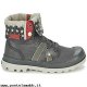 Bambini Palladium BAGGY WAX Kids Grigio Shopping per