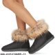 Donna Nome Footwear PASSATI FUR Nero Enorme Discounted