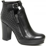 Donna Charme R157 SCARPE DONNA STIVALI STIVALETTI ZIP TRONCHETTI PELLE NERO nero Top Ufficia Marchio Di Vendita