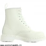 Donna Dr Martens 1460 Mono White Smooth Bianco Top Ufficialmente