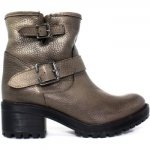 Donna Camilla Winston STIVALETTO TRONCHETTO CON CINTURINO TACCO MEDIO BK02 TAUPE marrone Ven Soddisfatto per