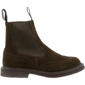 Donna Trickers mod Silvia Chocolate Repello Elastic Sided Boots Vibram Sole Po marrone Marchio Di Vendita