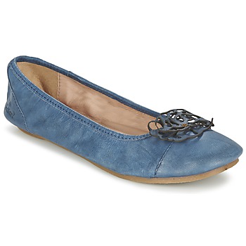 Donna Ballerine Kickers LIBER Blu Gomma Nuova versione