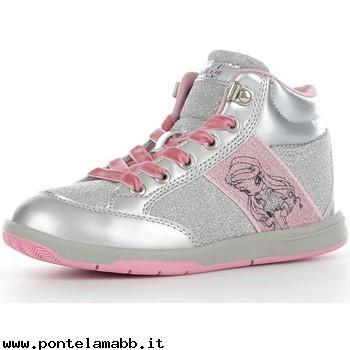 Bambini Canguro V3621 Sneakers Bambino Camoscio/Tessuto Argento brillante/Rosa Grigio Punti Vendita