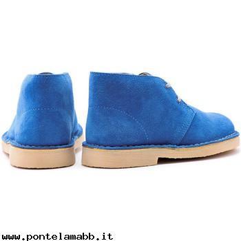 Bambini Clarks Desert Boot Boy Azzuro Ufficialmente