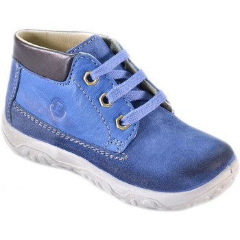 Bambini Falcotto Naturino Scarpe Bambino Blu Avio Pelle Effetto Vintage Lacci 12 Blu Punti Vendita