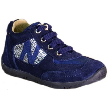 Bambini Naturino Scarpe Bambina Blu Strass 4504 Blu Bassa Ufficialmente