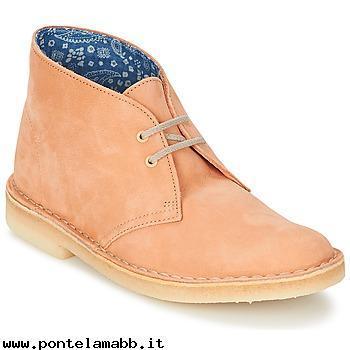 Donna Clarks DESERT BOOT Beige Offerte Di Sconto