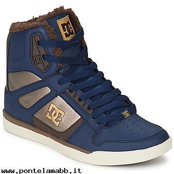 Donna DC Shoes REBOUND SLIM WNT Blu/Marrone Ufficialmente