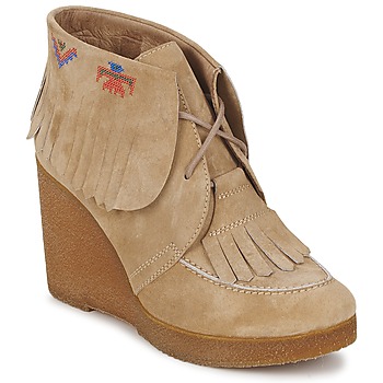 Donna Fornarina JEANNE Sand/Suede Offerte Di Sconto