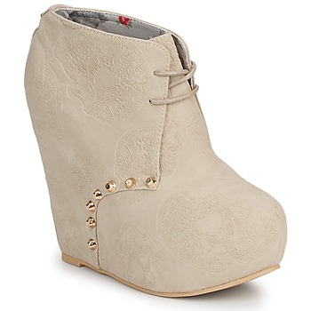 Donna Iron Fist MANEATER WEDGE Beige Marchio Di Vendita