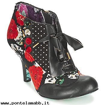 Donna Irregular Choice BLAIR ELFGLOW Nero/Rosso Trovare Prezzi Più