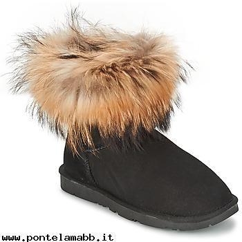 Donna Nome Footwear PASSATI FUR Nero Enorme Discounted