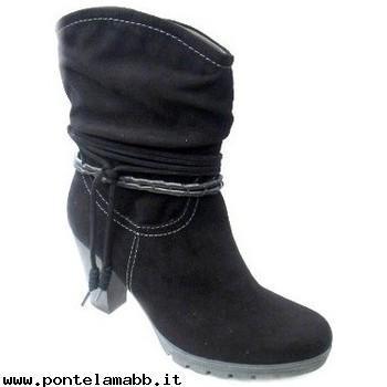 Donna Tamaris STIVALETTO 25347 BLACK Nero Negozio Autentica