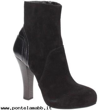 Donna Vic 4H9968D.691B5I Tronchetto Donna Crosta Nero Nero Clearance online