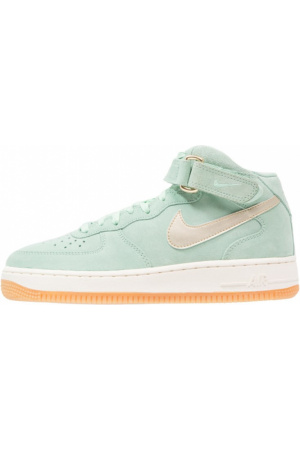 Nike Sportswear AIR FORCE 1 '07 MID SEASONAL Sneakers alte enamel green/metalic gold star/sail/light brown Uomo Verde Negozio Autentica