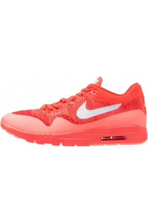 Nike Sportswear AIR MAX 1 ULTRA FLYKNIT Sneakers basse bright crimson/white/university red/bright mango Uomo Rosso Trovare Prezzi Più