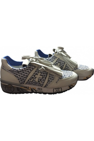 Premiata Sneakers in Pelle Uomo Multicolore Siti Shoping In Linea