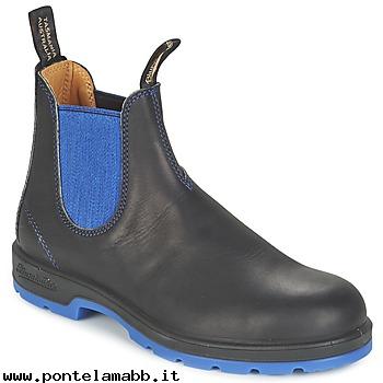 Uomo Blundstone COMFORT BOOT Nero/Blu Per Internet Offerte Di Sconto