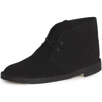 Uomo Clarks Desert Boot Noir Shopping per