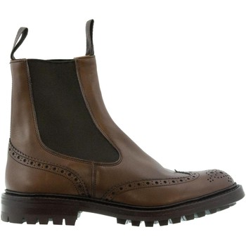 Uomo Trickers mod Henry Coffee Burnished Elastic Commando Sole Polacchino Bea marrone Più Economico Negozio Autentica