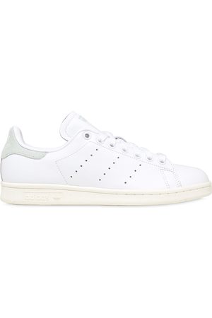 adidas SNEAKERS STAN SMITH IN PELLE Uomo Bianco, Verde Offerte Di Sconto